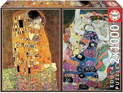 - Puzzle 1000 Teile für Erwachsene | Klimt, 2x1000 Teile Puzzle für Erwachsene und Kinder ab 14 Jahren, Art Collection, Kunst, Jugendstil (18488)