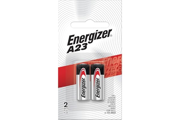 Energizer Zero Mercury Alkaline Batteries A23 2 ea