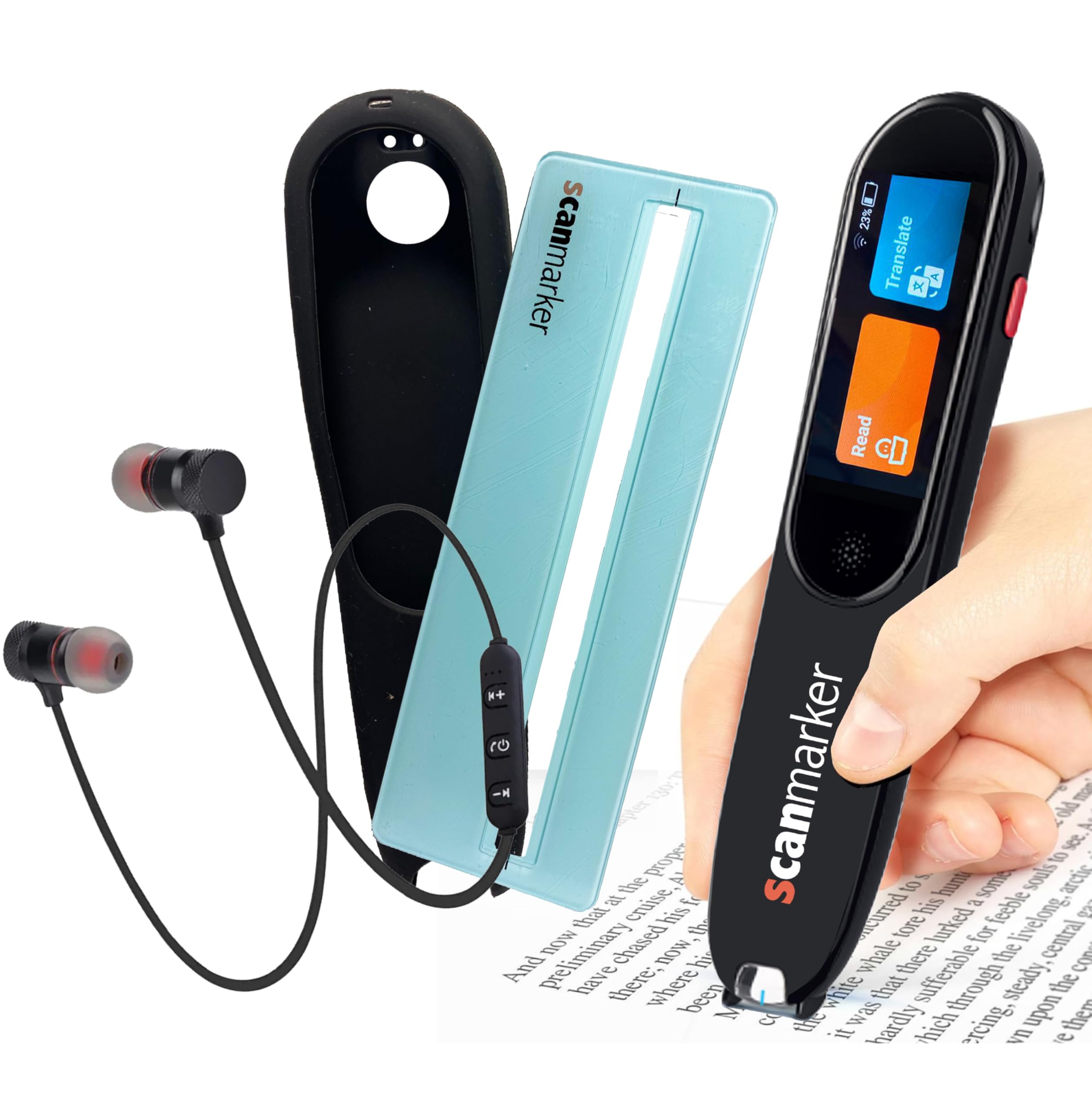 Scanmarker Pal - Stylo Scanner Traducteur Instantané & Lecteur Vocal - 100+ Langues - Idéal Dyslexie