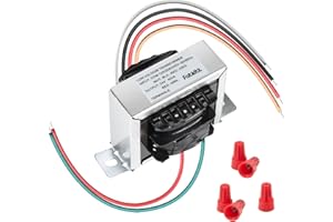 FATKITT Control Transformer 24V 40VA, Multi-Tap 120/208/240V to 24V AC Industrial Power Transformer with Foot Mount, Easy Installation and Reliable Output for HVAC Furnace, Relays, and Gas Valves