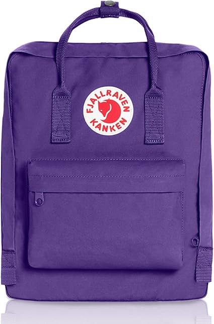 kanken purple backpack