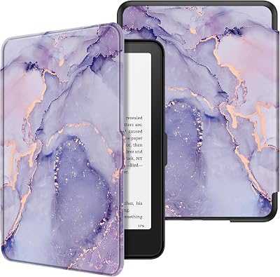 FINTIE Case for 7 Inch Kindle Paperwhite 12th Gen & Colorsoft Signature Lilac