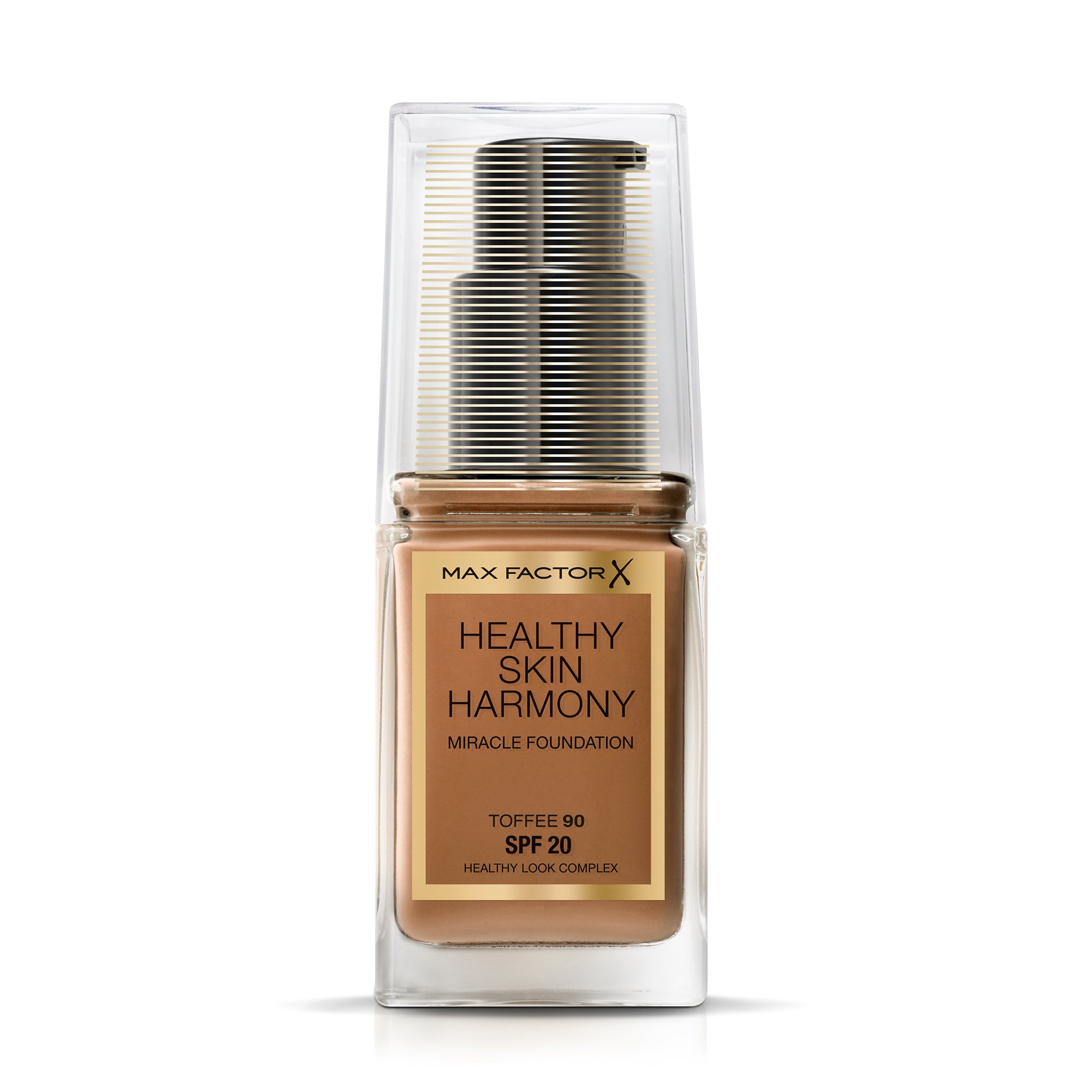 Max Factor Healthy Skin Harmony Foundation, SPF 20, 90 Toffee, 30 ml