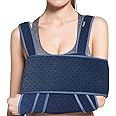 VELPEAU Arm Sling Shoulder Immobilizer - Can Be Used During Sleep - Rotator Cuff Support Brace - Adjustable Medical Sling for