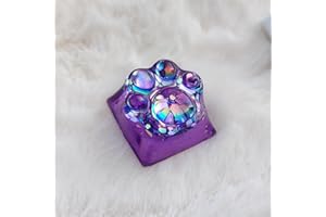 Cat Claw Keycap Cute Drip Glue Backlight Keycaps DIY ESC Arrow Key Keycap Replacement for Cherry MX Gaming Mechanical Keyboar
