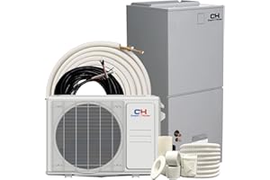 Cooper & Hunter 24,000 BTU Central Mini Split – Air to Air Heat Pump System with Multi-Position Air Handler – 25FT Installation Kit – R-410A Refrigerant Pre-Charged – Inverter Technology