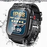 Labold IP68 Waterproof Case with Band and Screen Protector Compatible for Apple Watch Series All, Heavy Duty Bumper Rugged Case Protective Cover Sport Strap Back Cover for iWatch Accessories, 45mm