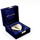 Pet Urn Heart - Small Urns for Human Ashes Keepsake - Cremation Urn for Ashes Adult Male, Keepsake Urn for Ashes for Women, Mini Urns for Human Ashes Adult Man (Gold)