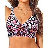 Women Bikini Top Only - Push Up Large Bust Swimsuit Top 2025 Twist Front Bathing Suit