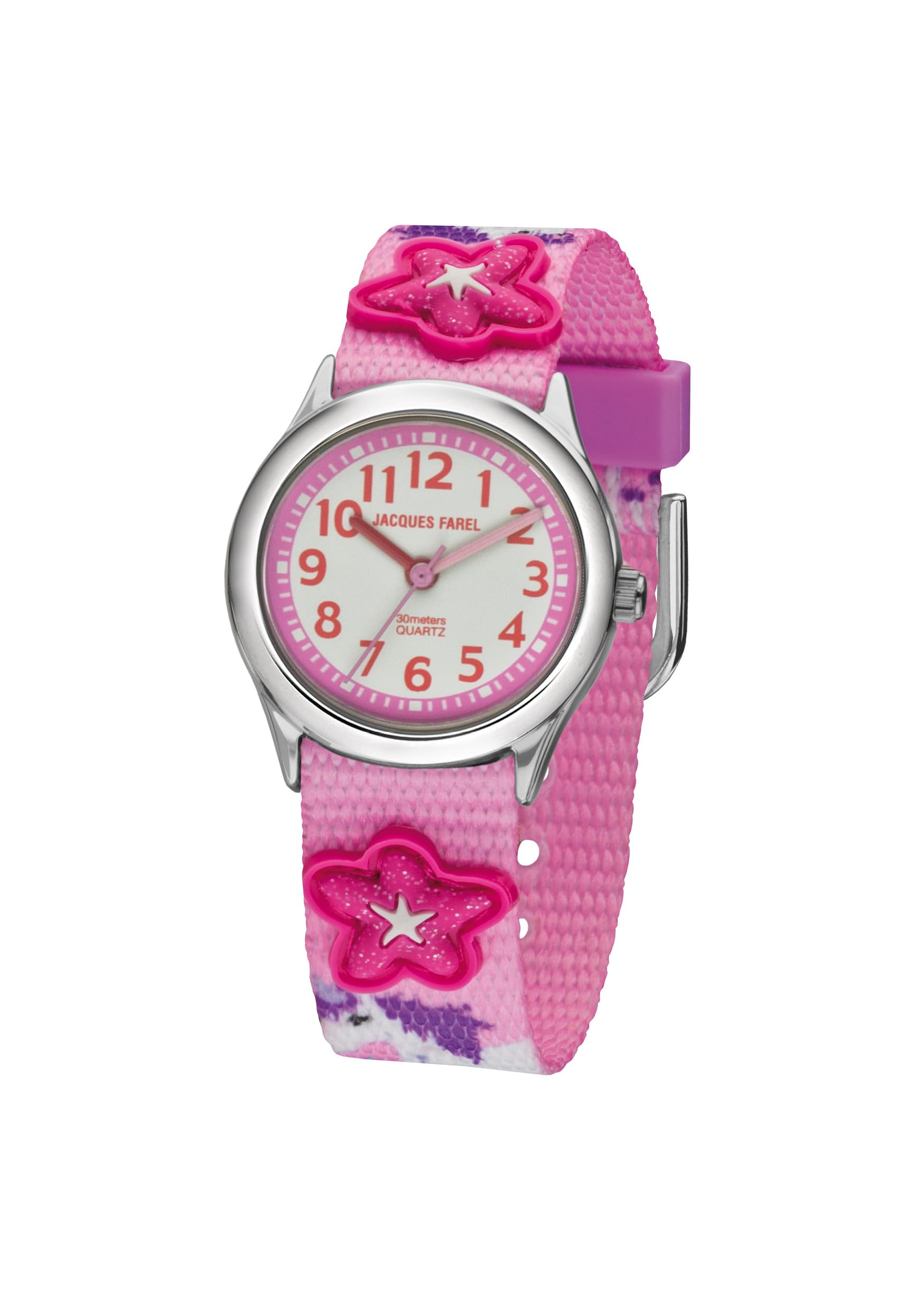 Jacques Farel Unicorn Children’s Watch in Pink / Silver HCC3134