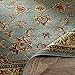 Ottomanson Collection Royal Rug Abstract, 7 ft 10 in x 9 ft 10 in, Seafoam