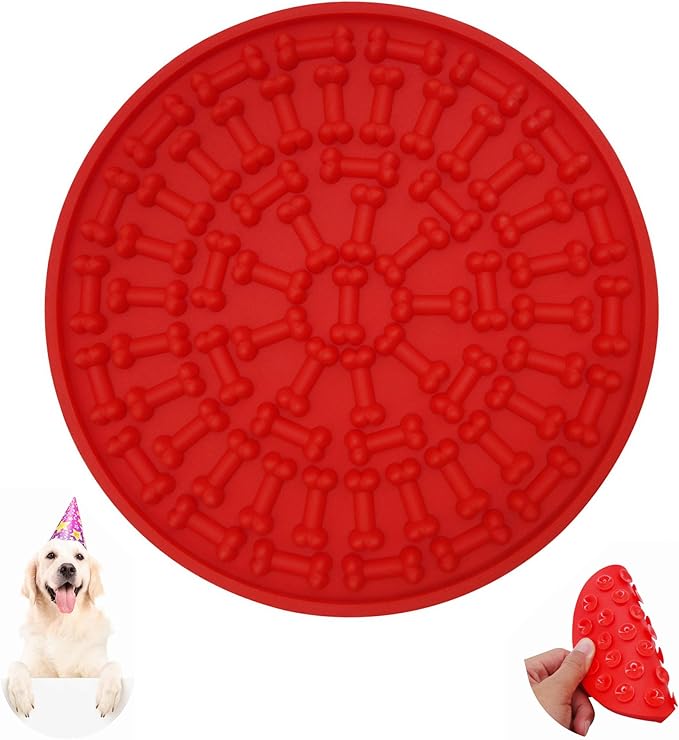 peanut butter on wall to wash dog