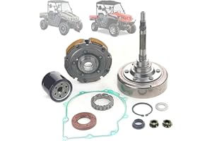 Chikia Hisun 500 700 Wet Clutch Kit Assembly Replacement for Hisun UTV ATV Massimo MSU 500 700 Axis 500 700 Outfitter 500 700 Bennche bighorn Challenger (not for 550/750)