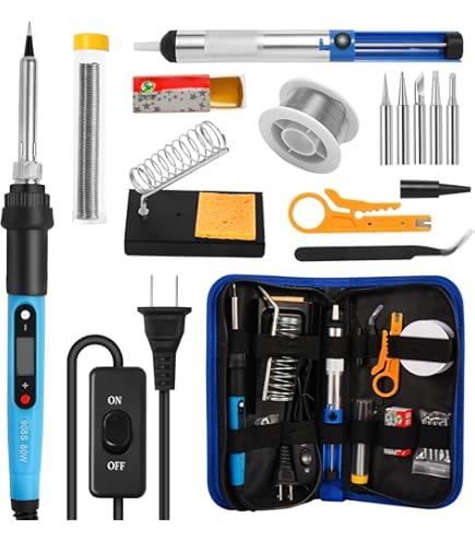 Soldering Iron Kit, 80W Soldering Gun, 12-in-1 Adjustable - Foto 4