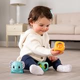 LAMAZE Stack, Rattle and Roll Blocks – Newborn Stacking Toy, Unisex view 3