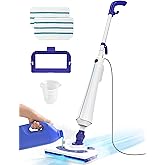 Professional Steam Mop Cleaner, 1300W Floor Steamer with Detergent Chamber, 25S Heat Up, Lightweight Steamer for Cleaning wit