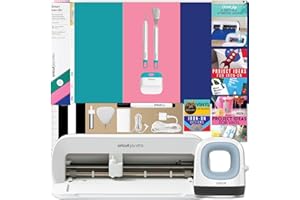 Cricut Joy Xtra and EasyPress Mini with Iron-On Vinyl Sampler Pack and Tool Kit Bundle - Cutting Machine with Small Heat Press and HTV Accessories, Cricut Beginner Kit with Everything to Get Started