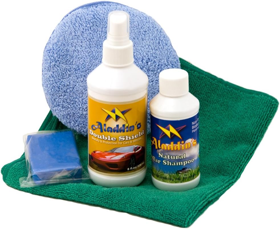 Tantacoat Double Shield 8oz.kit - Quick & Easy Liquid Glass Car Paint Protection. 3.5 oz. Auto Detailing Clay Bar, Natural Car Shampoo + Detailing Microfiber Towel + Applicator