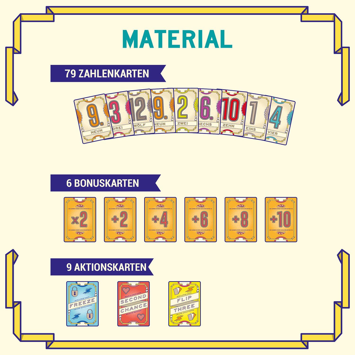 Kosmos 685430 Flip 7, deutsche Ausgabe, Kartenspiel mit schnellem und einfachen Black Jack Prinzip, für 3-18 Personen ab 8 Jahren, Spiel für große Gruppen, nominiert zum Spiel des Jahres 2025 3
