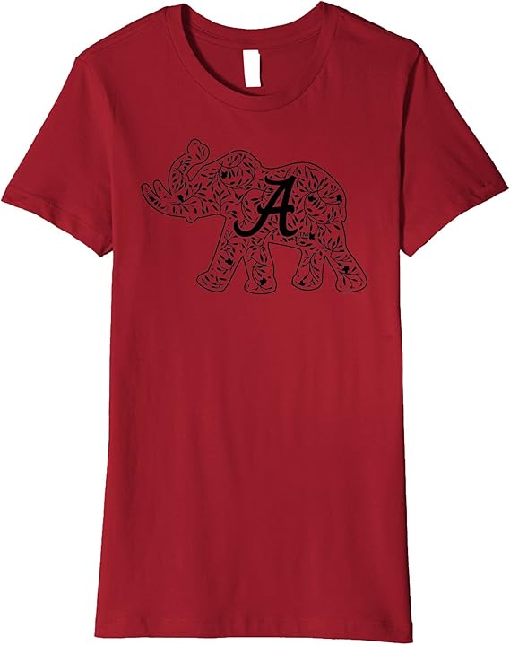 Alabama Crimson Tide Cute Women's NCAA TShirt 67LSUAL