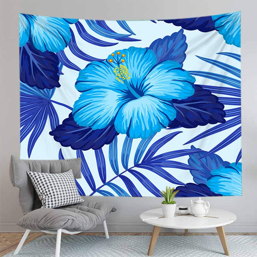 Amazon Co Jp 家の装飾タペストリー壁掛け 野の花矢車菊ヒナギク顕花植物春アート タペストリーベッドルームリビングルームのための寮のインテリア D 70 X 80 Inch ホーム キッチン