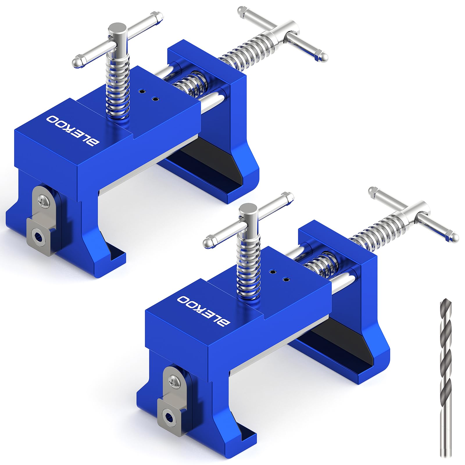 Photo 1 of BLEKOO 2 Pack Cabinet Clamps for Installation, Solid Drilling Tool With Pilot Hole Guide