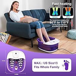 Foot Spa Bath Massager with Heat [2025