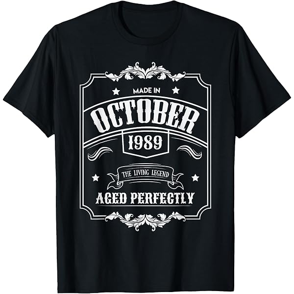 Vintage 1989 Shirt - Unisex T-Shirt For Birth Year Or Graduation, Made In USA - View #11