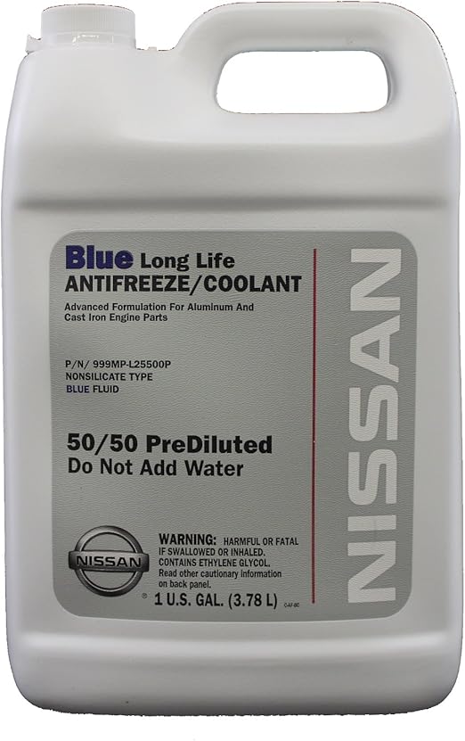 Nissan Genuine Fluid 999MPL25500P Blue Long Life Antifreeze/Coolant 1 Gallon Amazon.co.uk