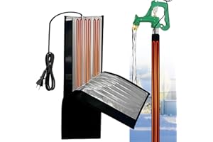 OXWIND Water Pipe Heat Blanket with 9.8Ft Cord - Faucet Heat Tape, Prevents Pipe Freeze Heating Cable, Velcro Adjustable Width, Pipe Insulation Wrap for Outdoors, Winter, RV (Max140˚F, 110V~120V, 39" x 6" )