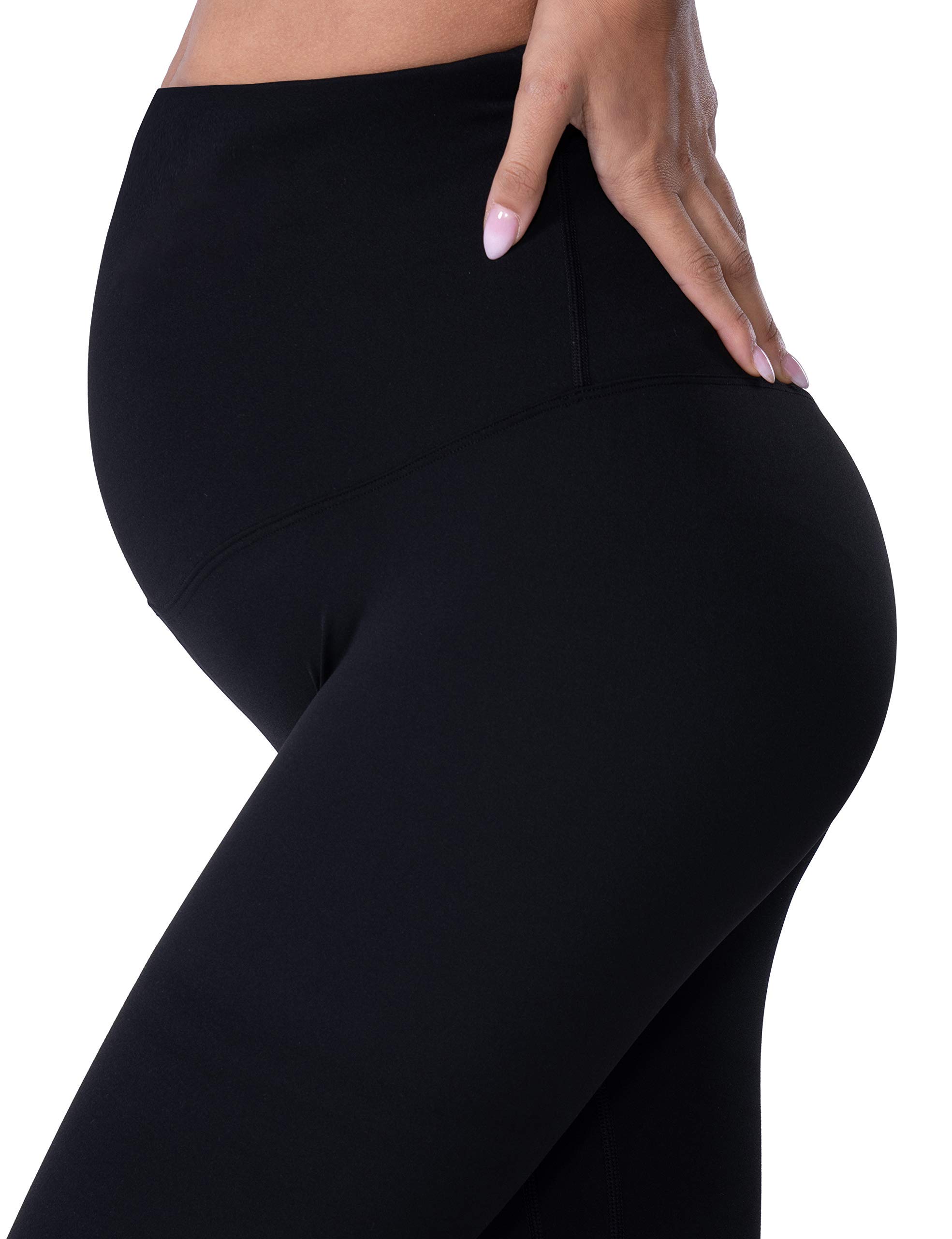 POSHDIVAH Women's Maternity Leggings Over The Belly Pregnancy Yoga Pants Active Wear Workout Leggings