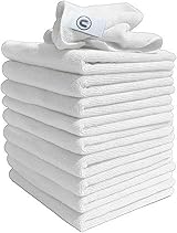 DCS Microfibre Cleaning Cloth 40x40cm Pack of 10 White