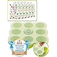 EVLA'S Baby Food Freezer Trays & Reusable Food Pouches Meal Prep Combo for Babies and Toddlers, Baby Food Containers & Meal Storage Perfect for Serving Homemade Healthy Smoothies & Purees