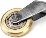 QWORK 6mm Brass Penny Roller Corner Seam Press Wheel for Welding and Seaming view 3