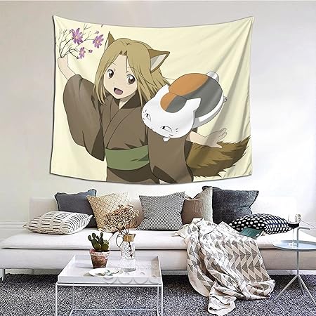 Amazon Co Jp ニャンコ先生 夏目友人帳 タペストリー ポスター 大判 ディスプレイ ファッション 壁飾り 多機能壁掛け 装飾布 おしゃれ 寝室 インテリア 壁掛け プレゼント 新築祝い 結婚祝い お店 個性ギフト 約152 130cm ホーム キッチン