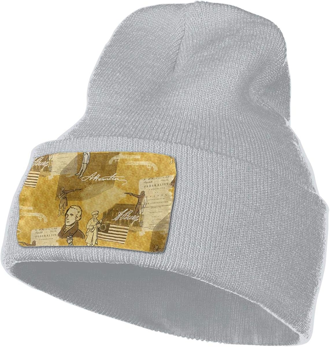 Alexander Hamilton Unisex Slouch Beanie Hats Thick, Warm & Stylish