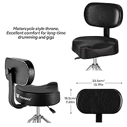 TENTOTEN Drum Throne with Backrest Drum