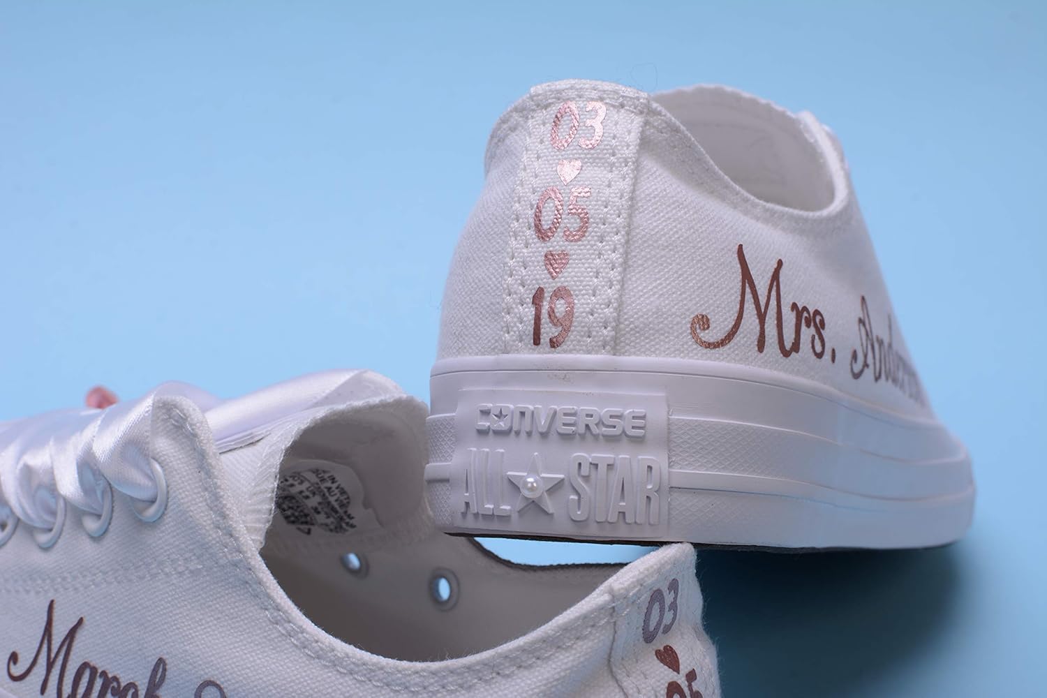 personalized wedding sneakers
