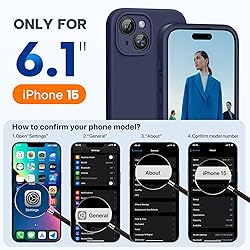 Miracase Compatible with iPhone 15 Case, [Soft