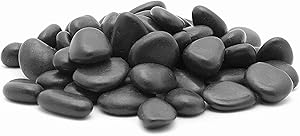 Margo Garden Products 2-3" 30lbs Rainforest Black Grade A Polished Pebbles