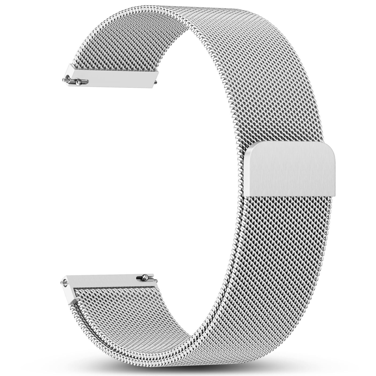 GEAK 18mm 20mm 22mm Metal Watch Band Compatible with Garmin Vivoactive 5/6/3/Venu 3S/2S/Forerunner 265 255, Quick Release Stainless Steel Milanese Loop Mesh Strap for Venu 3/Venu 2 Men Women