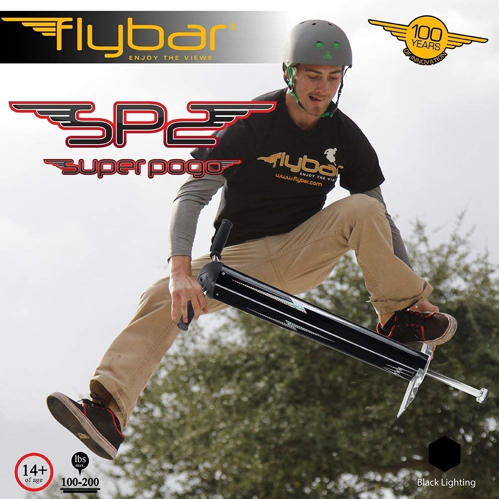 Flybar Super Pogo 2 - Pogo Stick For Kids and Adults 14 & Up Heavy Duty For Weights 90-200 Lbs