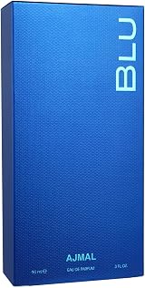 Ajmal Blu Eau de Parfum for Men 90 ml Citrus Aquatic Fragrance Spray view 5
