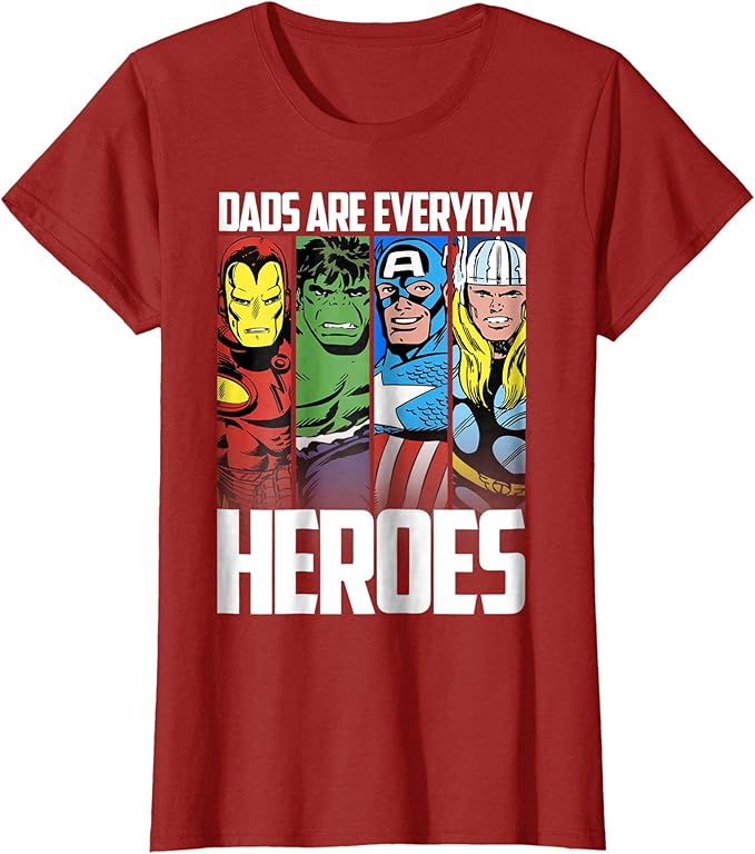 Marvel Avengers Father's Day Everyday Heroes Graphic T