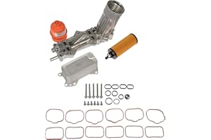 Dorman 926-959 Upgraded Aluminum Engine Oil Filter Housing with Oil Cooler and Filter Compatible with Select Models (OE FIX)