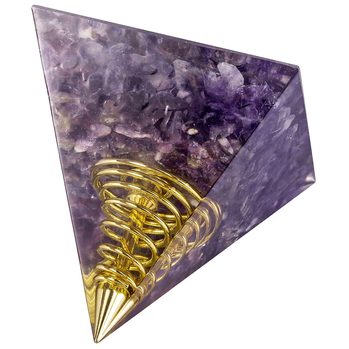 KYEYGWO Healing Stones Chakra Pyramids Center Pyraminds, Crystal Pyramid for Positive Energy Reiki Meditation Therapies