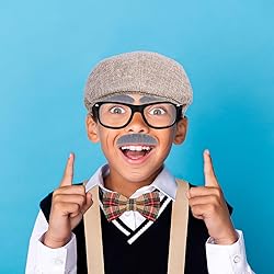 JcHrmers 7 PCS 100 Days of School Old Man Costume
