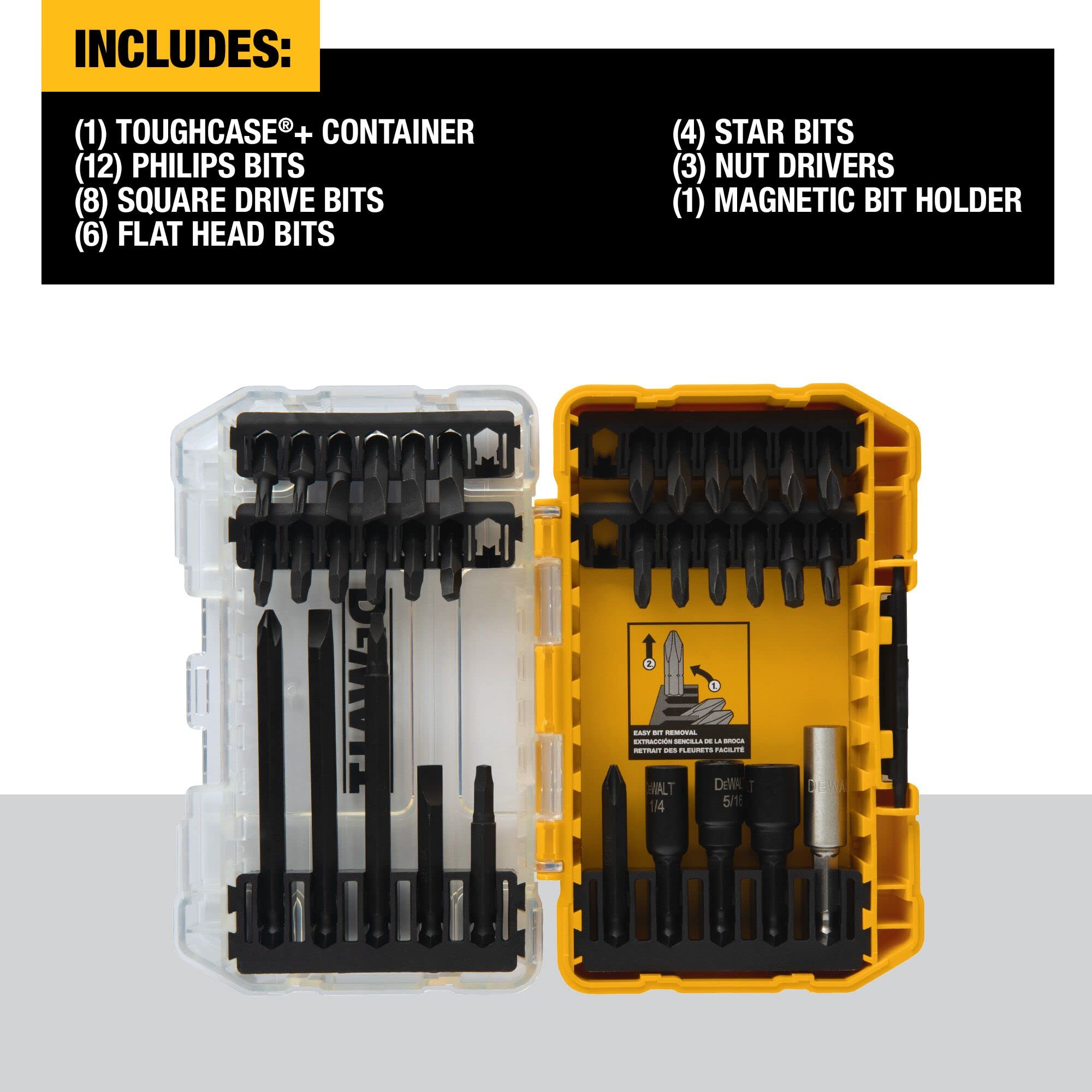 DEWALT Impact Driver, Screwdriver Bit Set, 34Piece (DW2153) Pricepulse