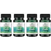Swanson Daily Multivitamin Without Minerals 30 Veg Capsules (4 Pack)