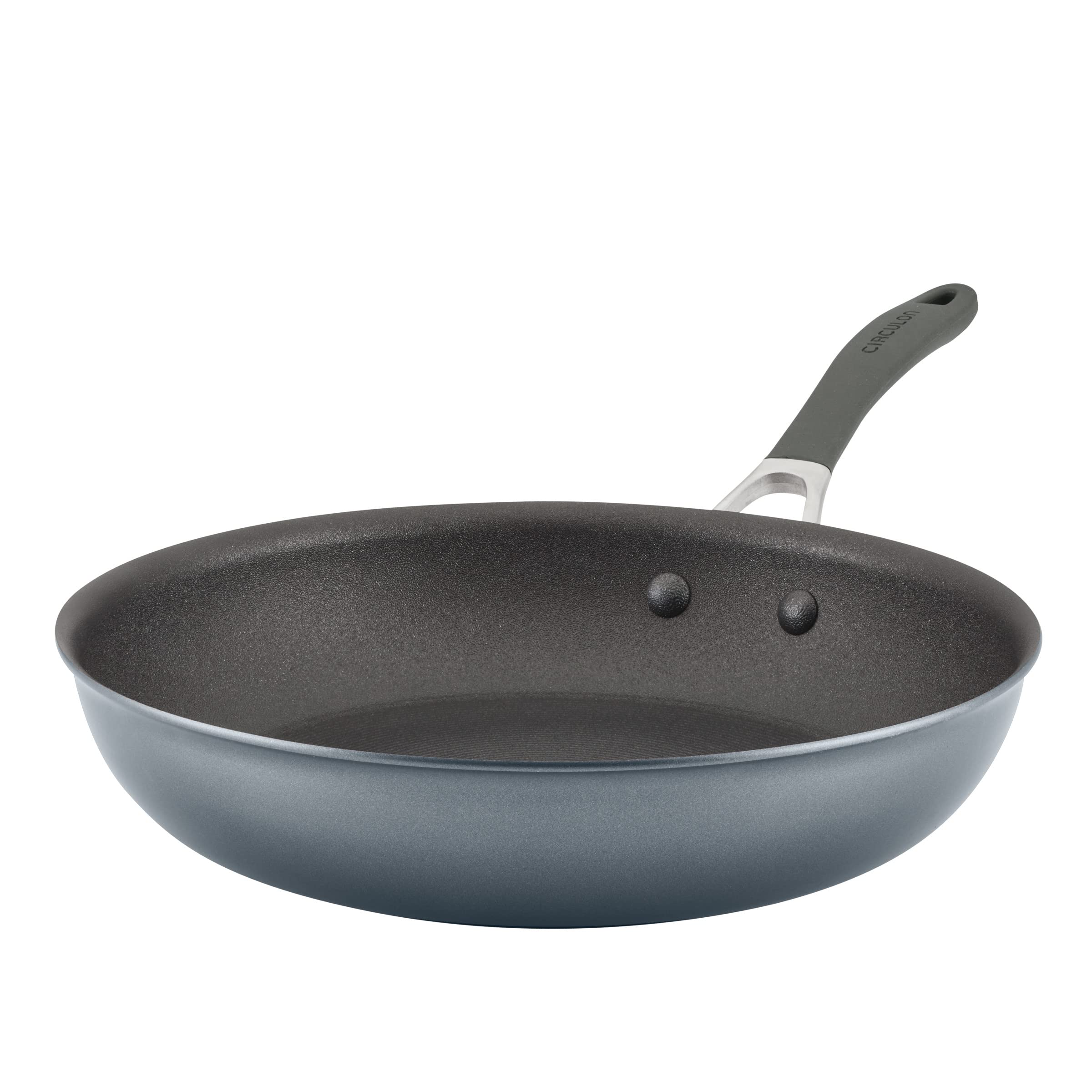 Photo 1 of ***(MAJOR DAMAGE/ BENT)***Circulon A1 Series with ScratchDefense Technology Nonstick Induction Frying Pan/Skillet, 12 Inch, Graphite